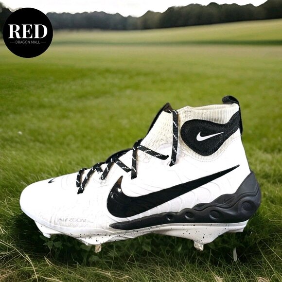 Nike Alpha Huarache NXT Black White Baseball Cleats DJ6517-107 - Men\'s Size 8.5 main image 14
